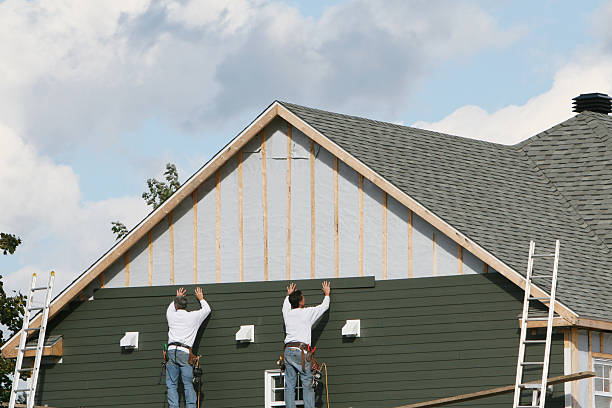 Professional Storm Damage Siding Repair technician working in Springdale, NJ